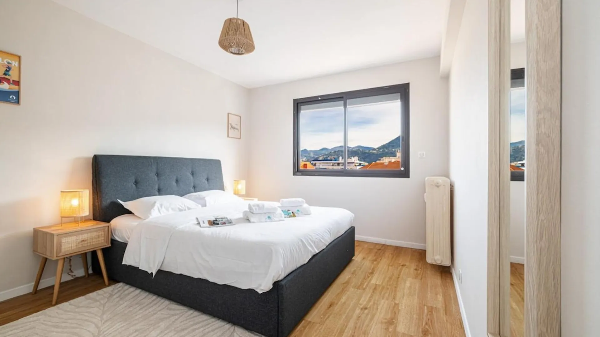 ניס Delfino - Charming Roof Terrace Apartment W Ac צרפת