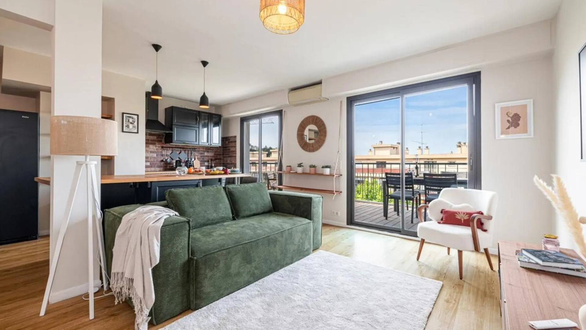 ניס Delfino - Charming Roof Terrace Apartment W Ac 0*,  צרפת