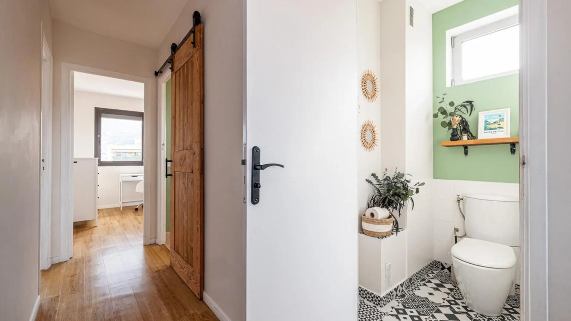 ניס Delfino - Charming Roof Terrace Apartment W Ac
