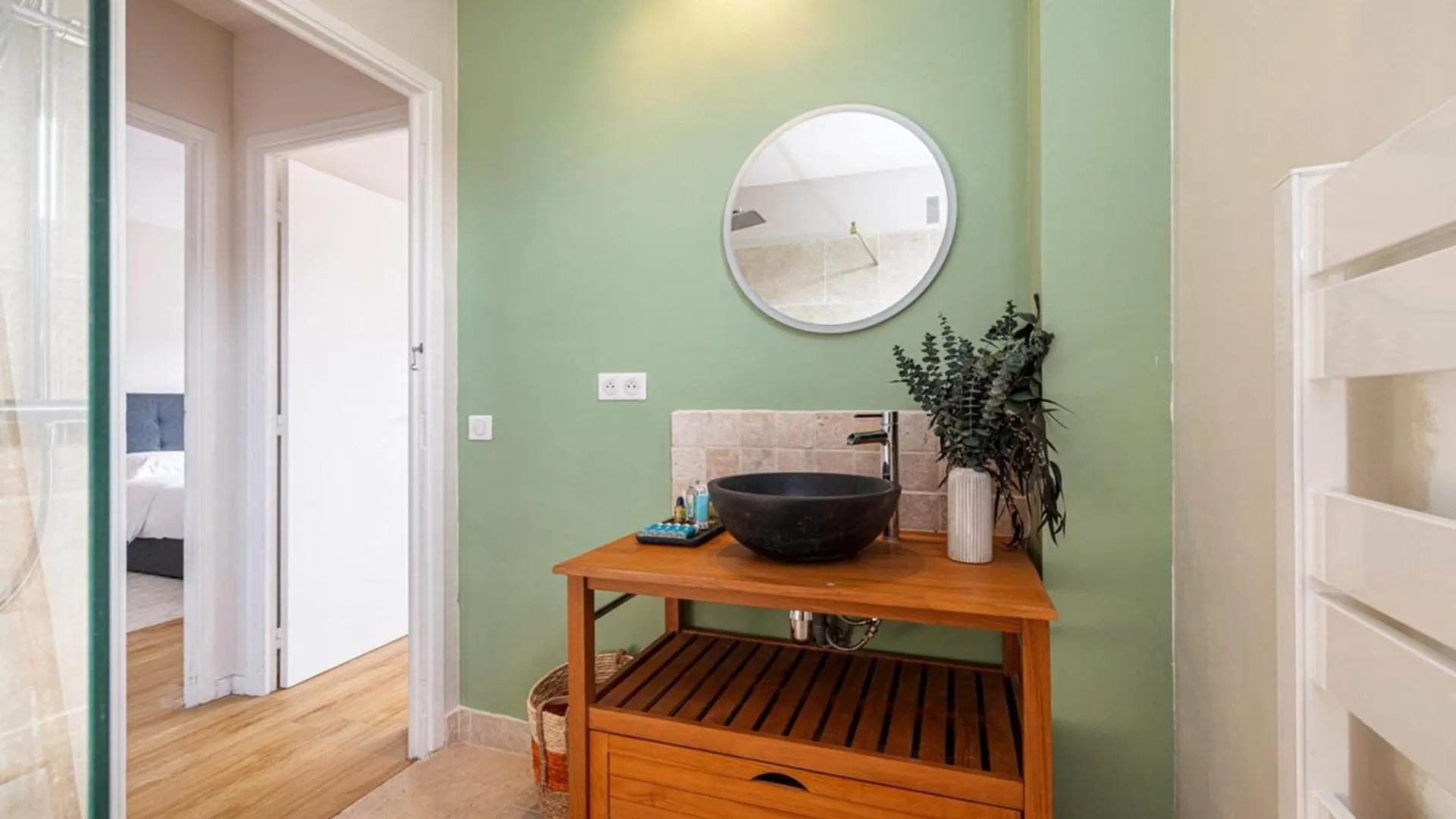 ניס Delfino - Charming Roof Terrace Apartment W Ac 0*,