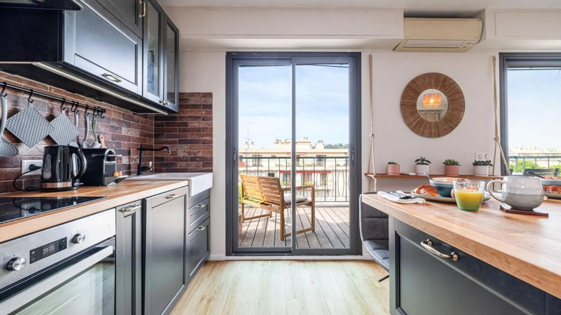 ניס Delfino - Charming Roof Terrace Apartment W Ac 0*,  צרפת